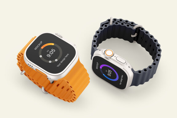 Apple Watch Ultra Mockup Set