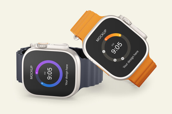 Apple Watch Ultra Mockup Set