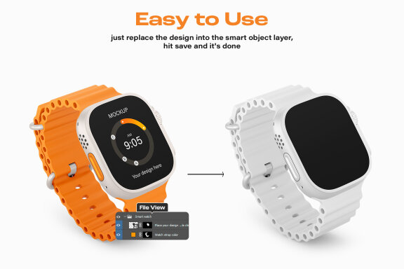 Apple Watch Ultra Mockup Set