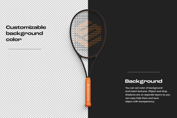 Tennis Racket Mockup Set