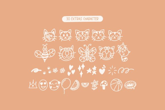Ktty Gummy | Cute Font Duo