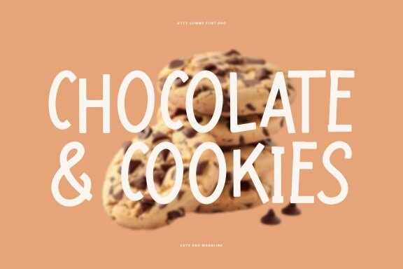 Ktty Gummy | Cute Font Duo