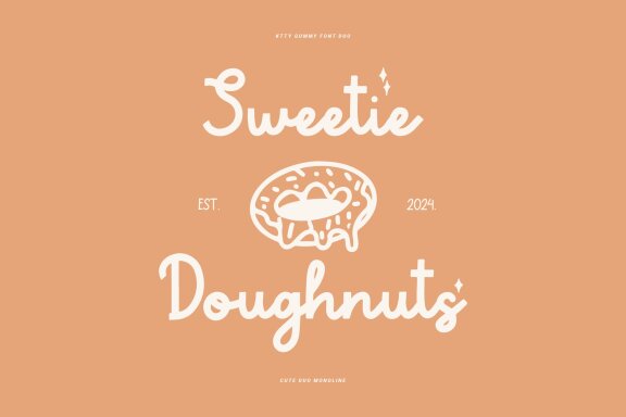 Ktty Gummy | Cute Font Duo