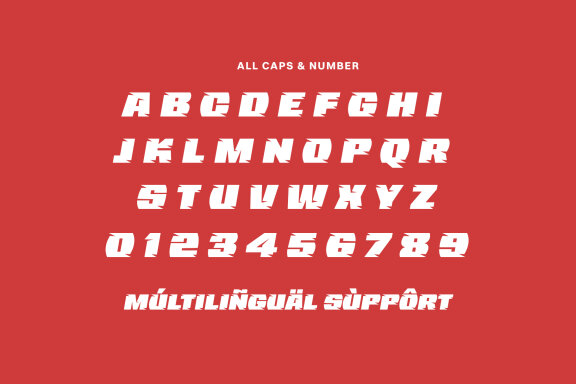 Blaze Circuit - Bold Sport & Racing Font