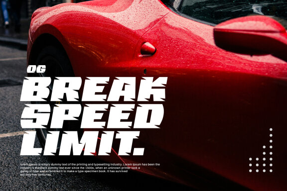 Blaze Circuit - Bold Sport & Racing Font