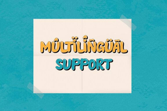 Sumbin Pamfao | Bubble Font Display