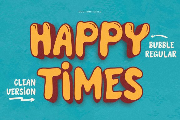 Sumbin Pamfao | Bubble Font Display