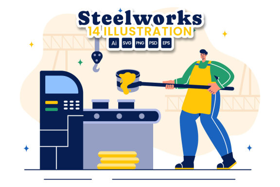 14 Steelworks Illustration