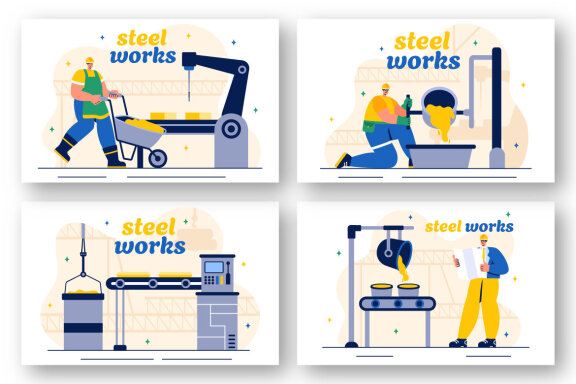 14 Steelworks Illustration