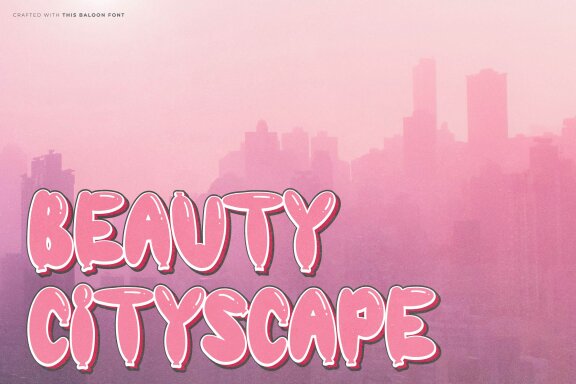 This Baloon | Bubble Font