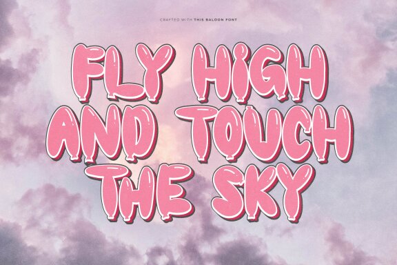 This Baloon | Bubble Font