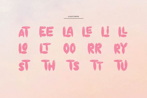 This Baloon | Bubble Font