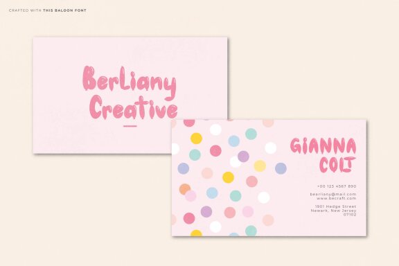 This Baloon | Bubble Font