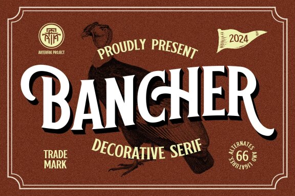 Bancher - Vintage Typeface