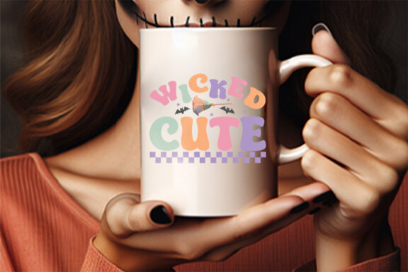 Halloween Sublimation Wicked Cute SVG Design