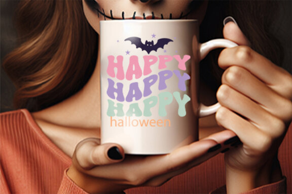 Happy Halloween Sublimation SVG Design