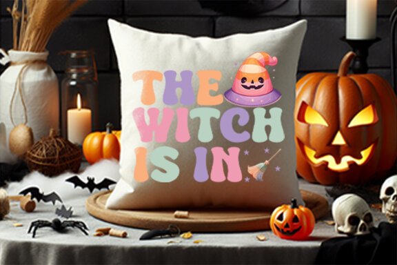 Halloween Sublimation The Witch is in SVG Quote Design