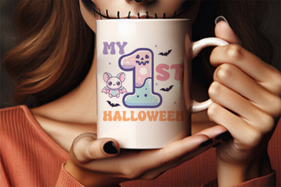Halloween Sublimation My 1st Halloween SVG Design