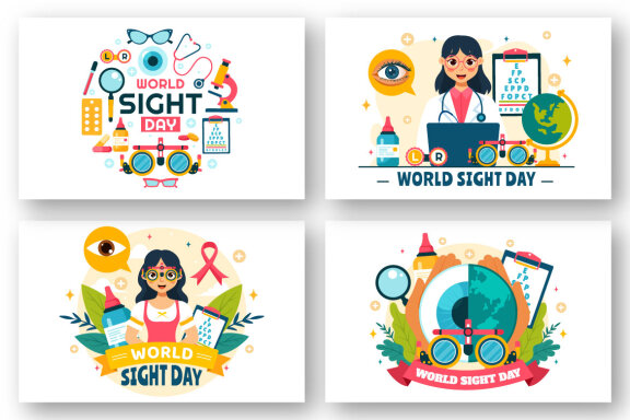 12 World Sight Day Illustration