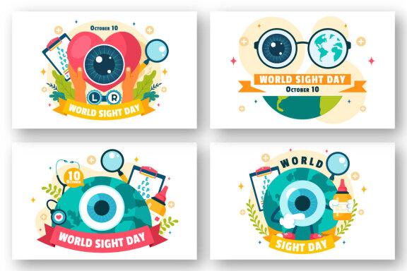 12 World Sight Day Illustration