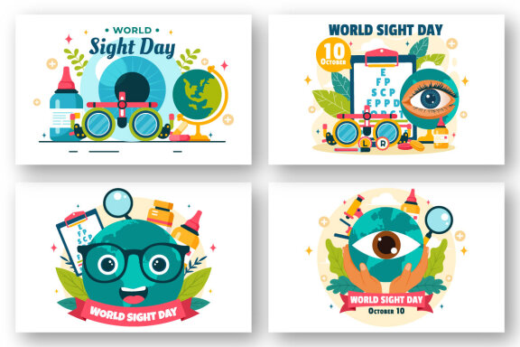 12 World Sight Day Illustration