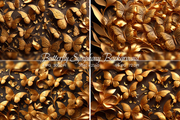 Butterfly Symphony Background