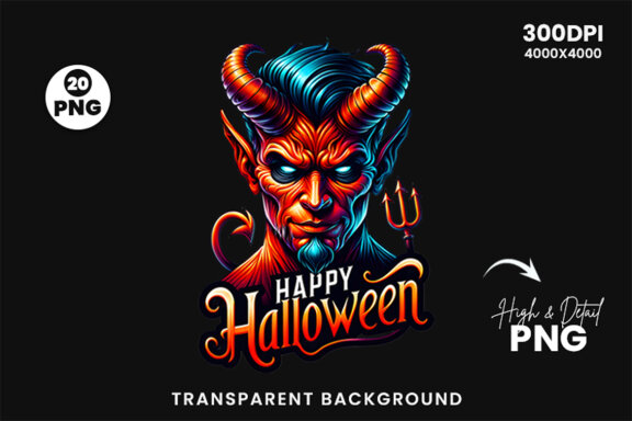 Halloween Season Spooky Sublimation Clipart PNG Bundle