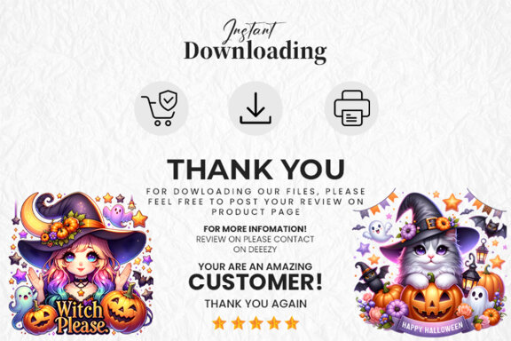 Halloween Season Sublimation Clipart PNG Bundle