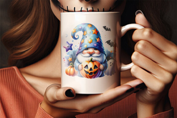 Watercolor Halloween Season Sublimation Clipart Bundle