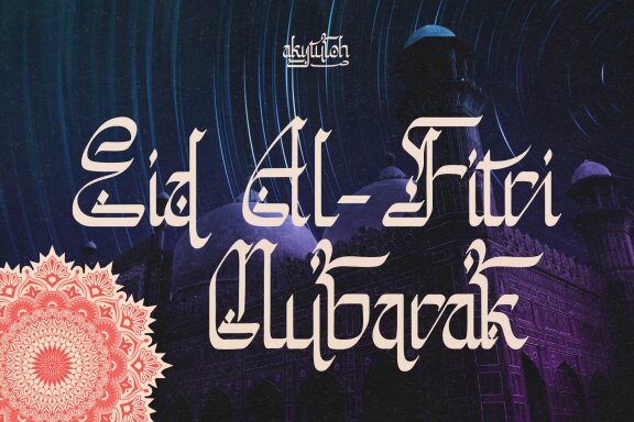 Akytuloh | Arabic Font Style