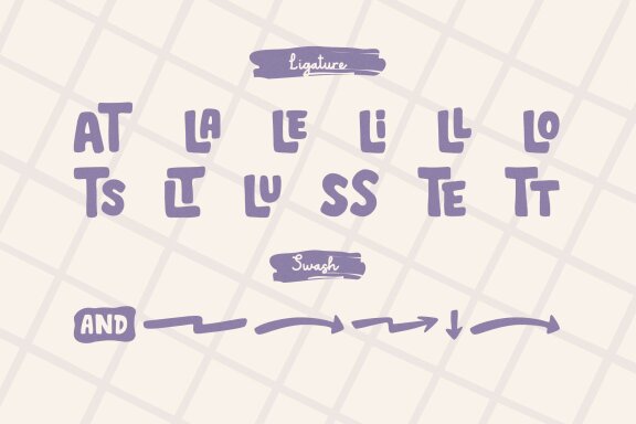 Sparkle Squad | Hand Drawn Font