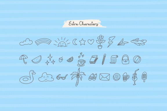 Sparkle Squad | Hand Drawn Font