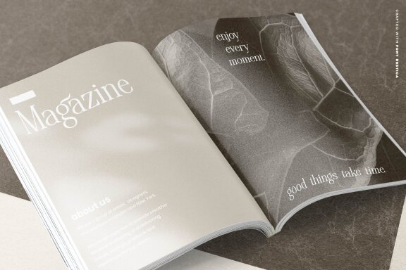 Restiga | Modern Typeface Serif