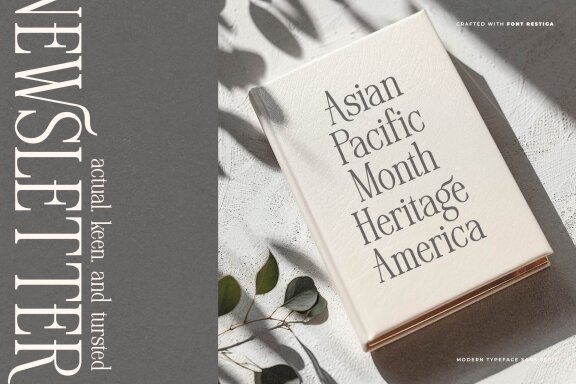 Restiga | Modern Typeface Serif