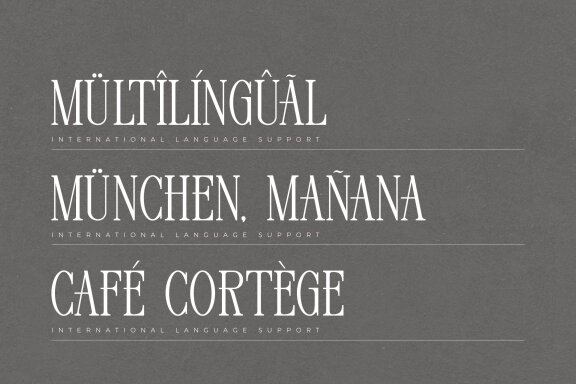 Restiga | Modern Typeface Serif
