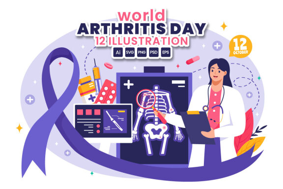 12 World Arthritis Day Illustration