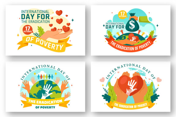 10 Day for the Eradication of Poverty Illustration