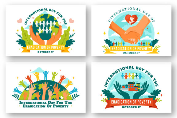 10 Day for the Eradication of Poverty Illustration