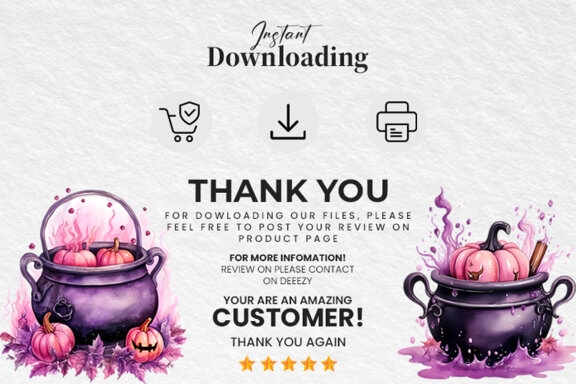  Halloween Cauldron FREE Clipart PNG Bundle