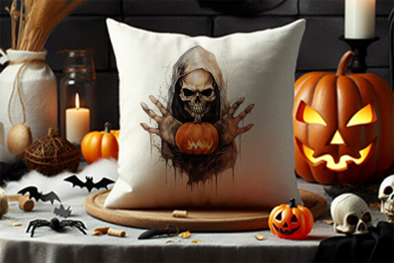 Watercolor Halloween Sublimation Clipart PNG Bundle