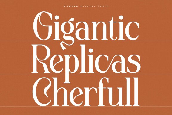 Nadeko | Display Serif