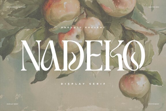 Nadeko | Display Serif