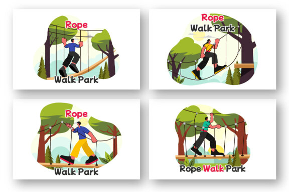 9 Rope Walk Activity Illustration