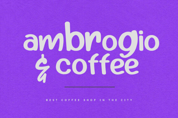 Omak Handmade Display Font