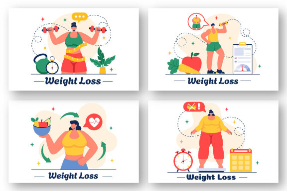 15 Weight Loss Progress Illustration