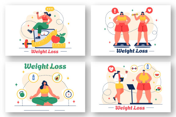 15 Weight Loss Progress Illustration