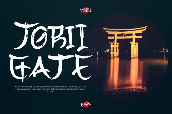 Yoru Kaze | Japanese Brush Font