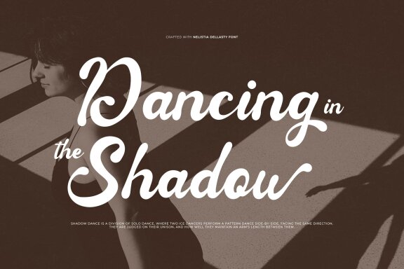 Nelistia Dellasty | Hand Draw Script Font