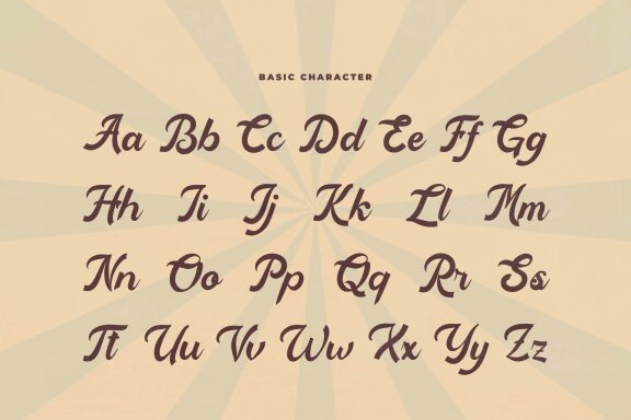Baby Nelista | Retro Display Script