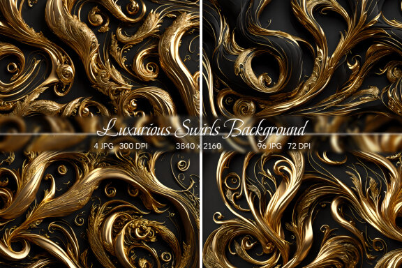 Luxurious Swirls Background